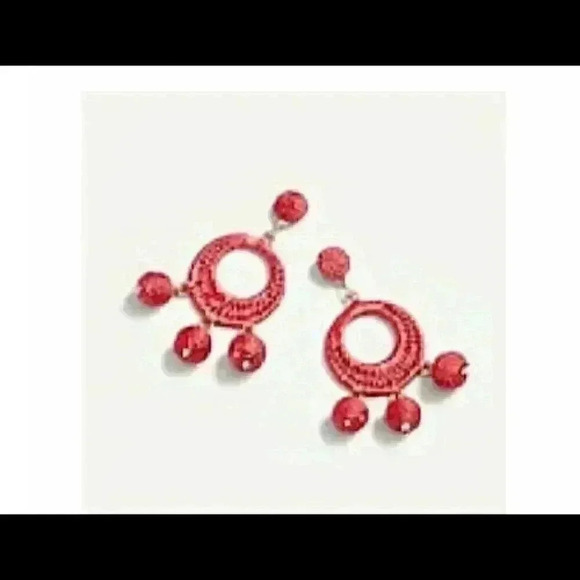 J crew raffle wrap drop earrings - Picture 2 of 2